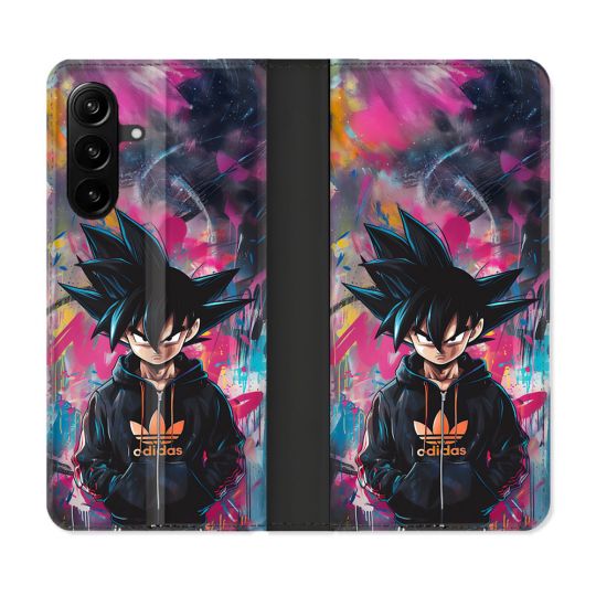 Housse Cuir Portefeuille Pour Samsung Galaxy A27 5G Street Art Sangoku
