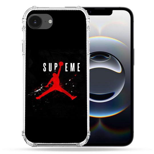 Coque Magnétique Compatible Magsafe Pour Iphone 16e Jordan Supreme Noir