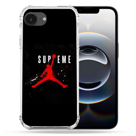 Coque Magnétique Compatible Magsafe Pour Iphone 16e Jordan Supreme Noir