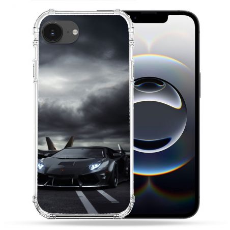 Coque Magnétique Compatible Magsafe Pour Iphone 16e Lamborghini Avion