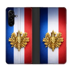 Housse Cuir Portefeuille Pour Samsung Galaxy A27 5G Voyage Drapeau France