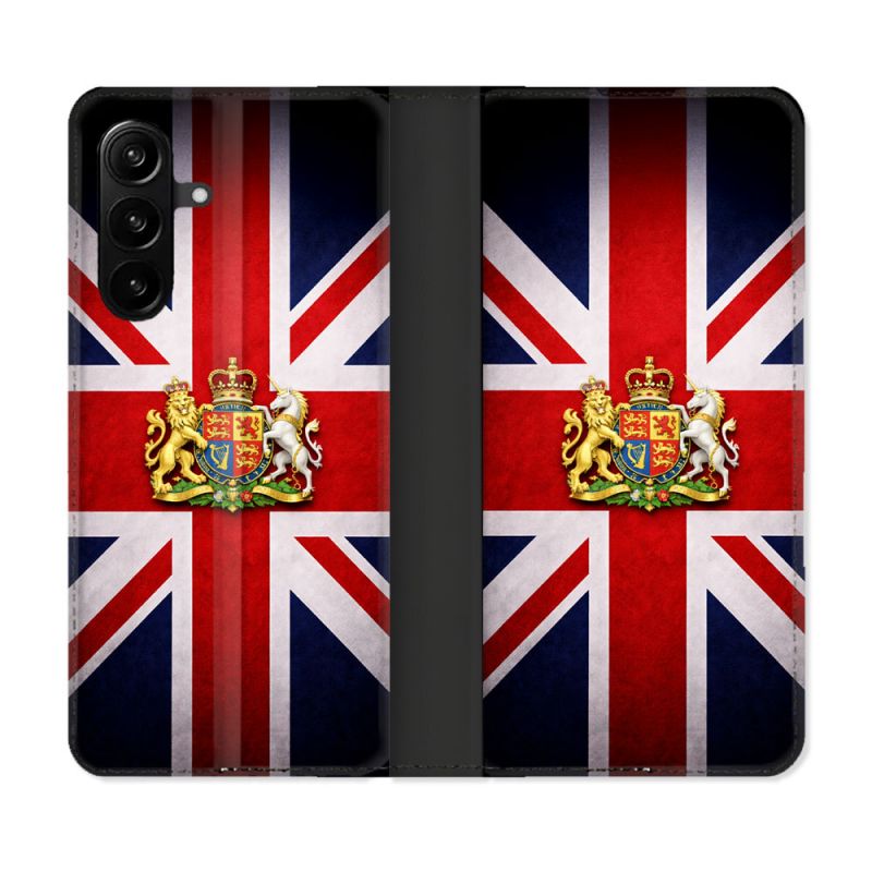 Housse Cuir Portefeuille Pour Samsung Galaxy A27 5G Voyage Drapeau Grande Bretagne UK