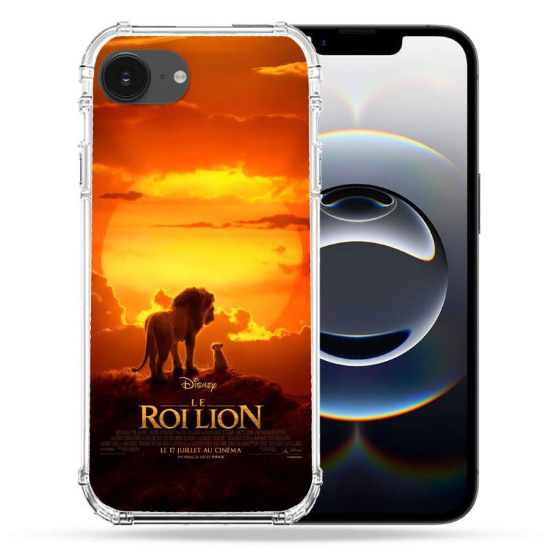 Coque Magnétique Compatible Magsafe Pour Iphone 16e Le Roi Lion Affiche