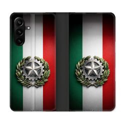 Housse Cuir Portefeuille Pour Samsung Galaxy A27 5G Voyage Drapeau Italie