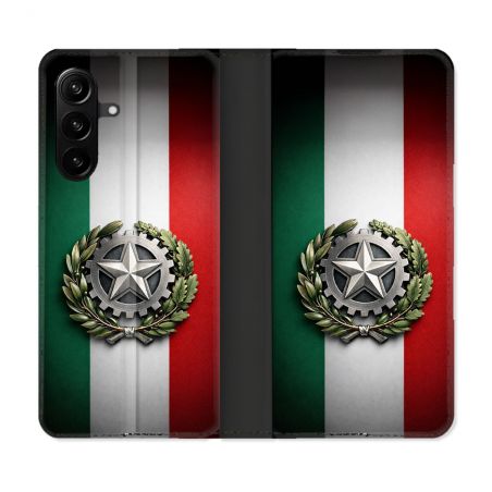 Housse Cuir Portefeuille Pour Samsung Galaxy A27 5G Voyage Drapeau Italie