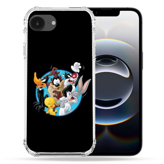 Coque Magnétique Compatible Magsafe Pour Iphone 16e Looney Tunes