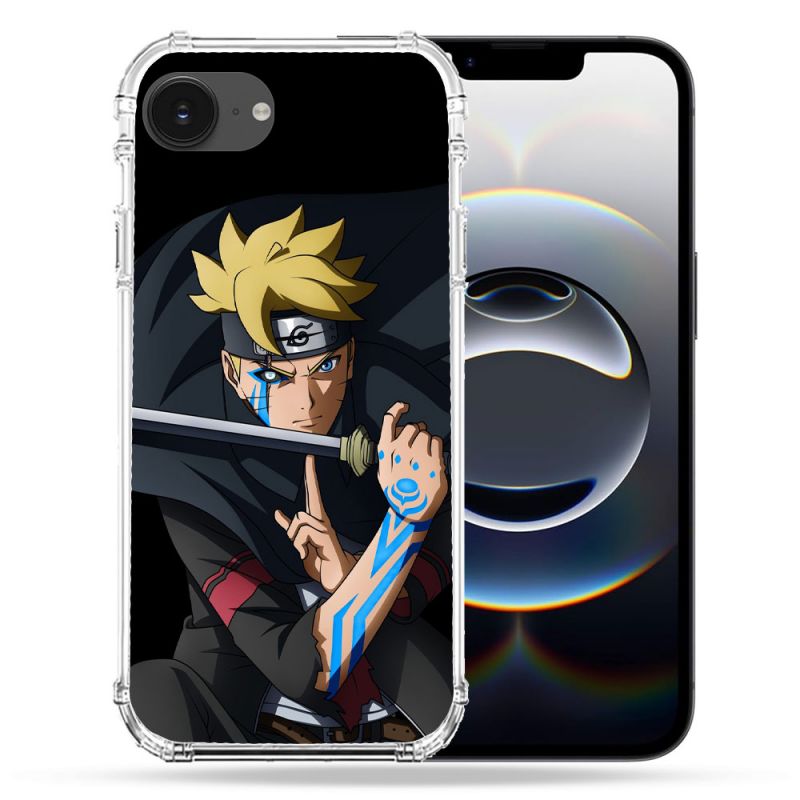 Coque Magnétique Compatible Magsafe Pour Iphone 16e Manga Boruto Tatouage