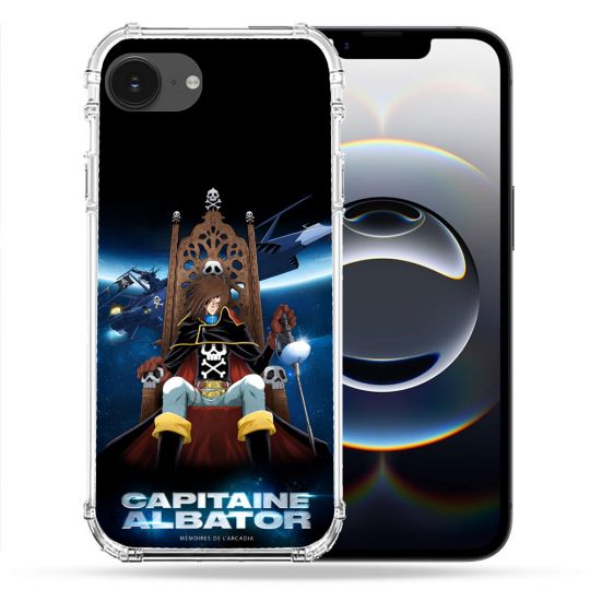 Coque Magnétique Compatible Magsafe Pour Iphone 16e Manga Capitaine Albator