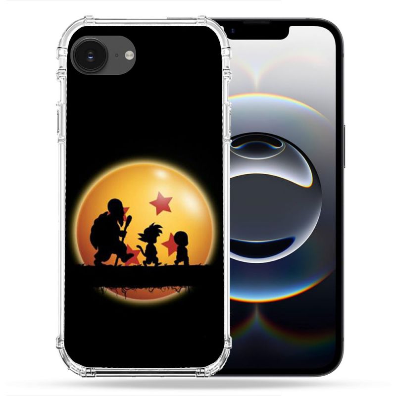 Coque Magnétique Compatible Magsafe Pour Iphone 16e Manga Dragon Ball Vintage