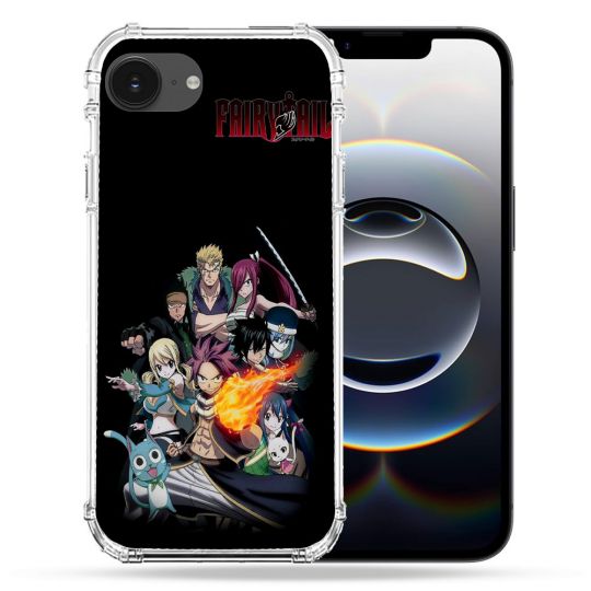 Coque Magnétique Compatible Magsafe Pour Iphone 16e Manga Fairy Tail Logo Team