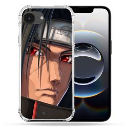 Coque Magnétique Compatible Magsafe Pour Iphone 16e Manga Naruto Itachi Visage
