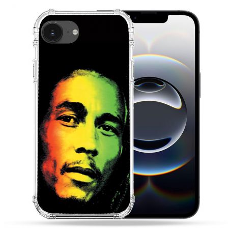 Coque Magnétique Compatible Magsafe Pour Iphone 16e Musique Bob Marley 2