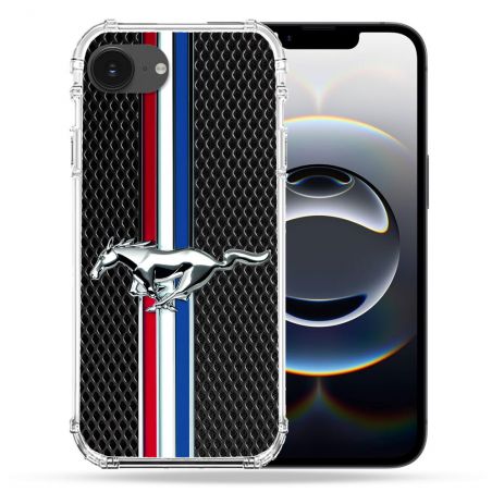 Coque Magnétique Compatible Magsafe Pour Iphone 16e Mustang