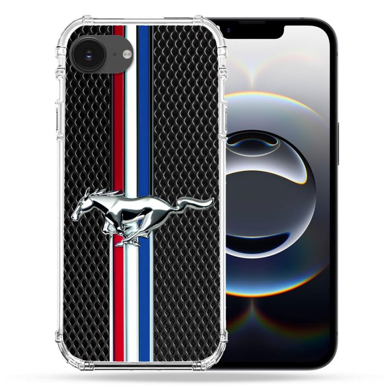 Coque Magnétique Compatible Magsafe Pour Iphone 16e Mustang