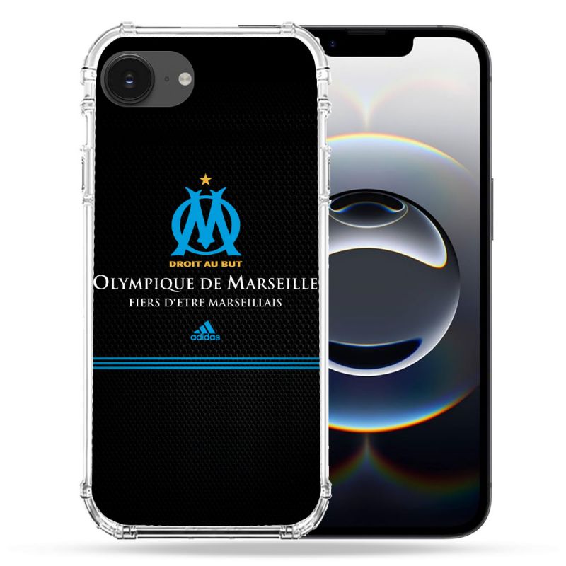 Coque Magnétique Compatible Magsafe Pour Iphone 16e Olympique Marseille OM Fier etre Marseillais