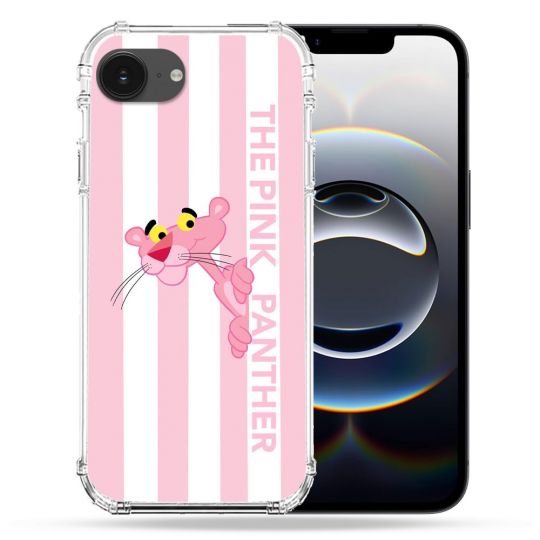 Coque Magnétique Compatible Magsafe Pour Iphone 16e Panthere Rose