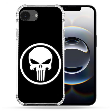 Coque Magnétique Compatible Magsafe Pour Iphone 16e Punisher