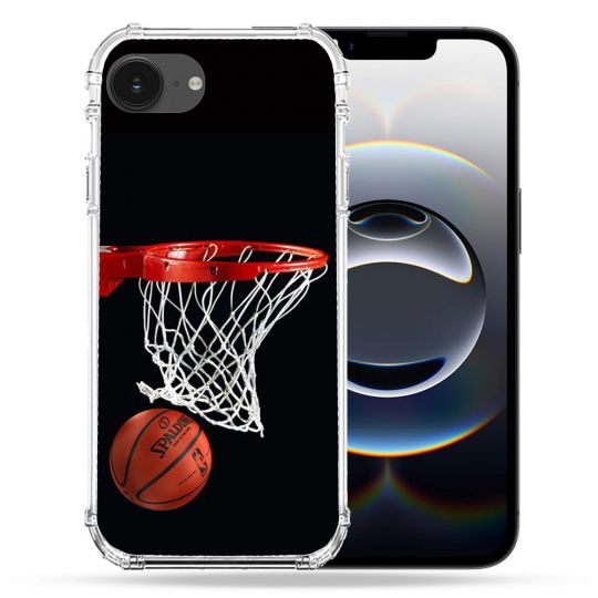Coque Magnétique Compatible Magsafe Pour Iphone 16e Sport Basket Panier