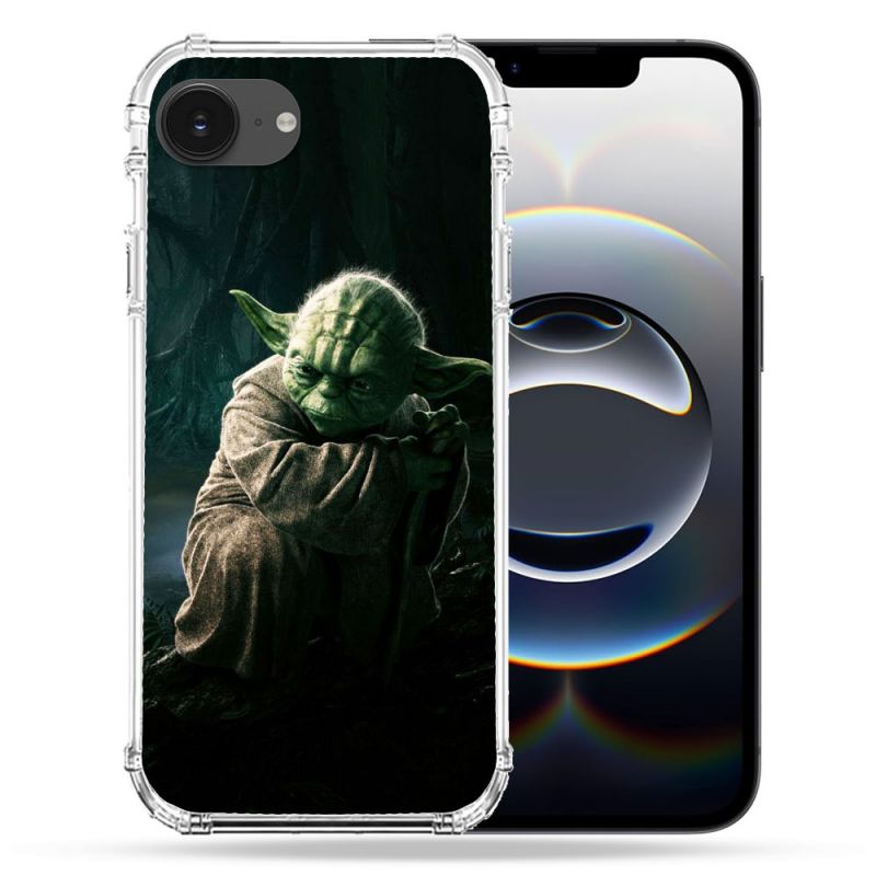 Coque Magnétique Compatible Magsafe Pour Iphone 16e Star Wars - Yoda sombre
