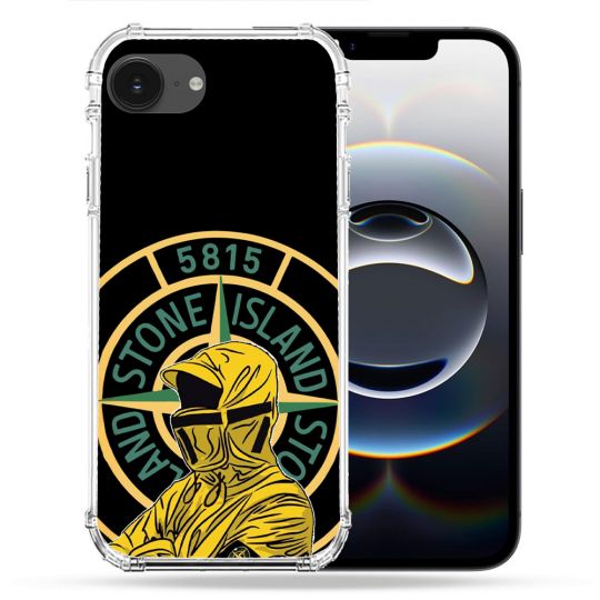 Coque Magnétique Compatible Magsafe Pour Iphone 16e Stone Island Color