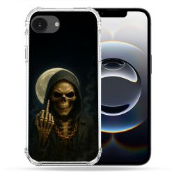 Coque Magnétique Compatible Magsafe Pour Iphone 16e Tete de Mort Doigt 2026