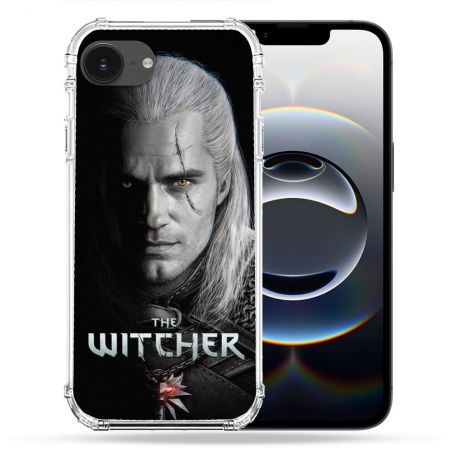 Coque Magnétique Compatible Magsafe Pour Iphone 16e The Witcher Noir