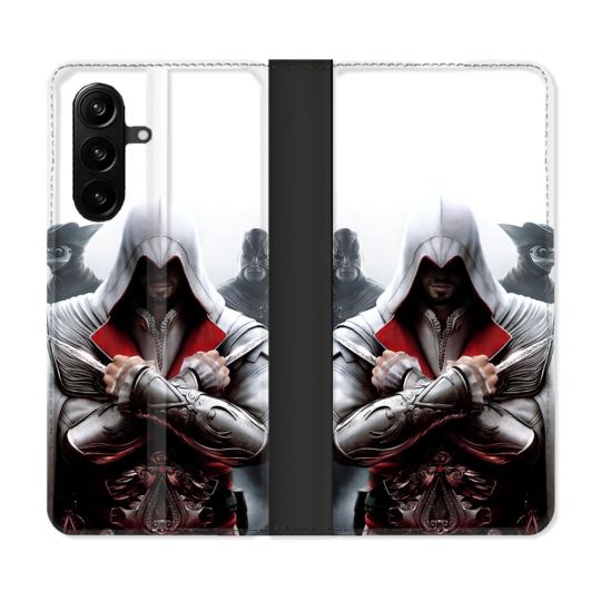 Housse Cuir Portefeuille Pour Samsung Galaxy A57 5G Assassin Creed Mask