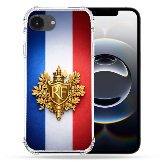 Coque Magnétique Compatible Magsafe Pour Iphone 16e Voyage Drapeau France