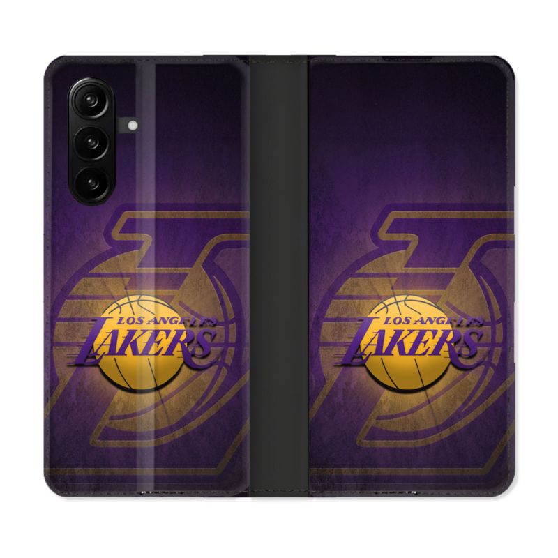 Housse Cuir Portefeuille Pour Samsung Galaxy A57 5G Basket Los Angeles Lakers