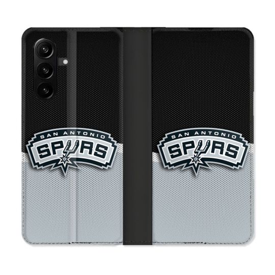 Housse Cuir Portefeuille Pour Samsung Galaxy A57 5G Basket San Antonio Spurs