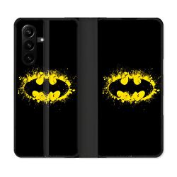 Housse Cuir Portefeuille Pour Samsung Galaxy A57 5G Batman Logo