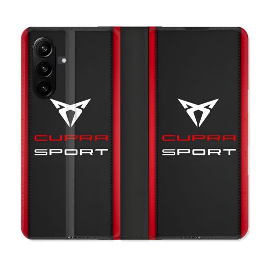 Housse Cuir Portefeuille Pour Samsung Galaxy A57 5G Cupra