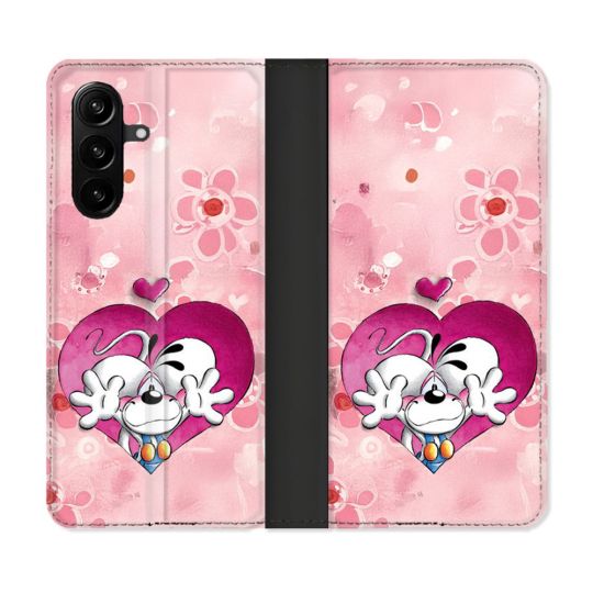 Housse Cuir Portefeuille Pour Samsung Galaxy A57 5G Didll Love