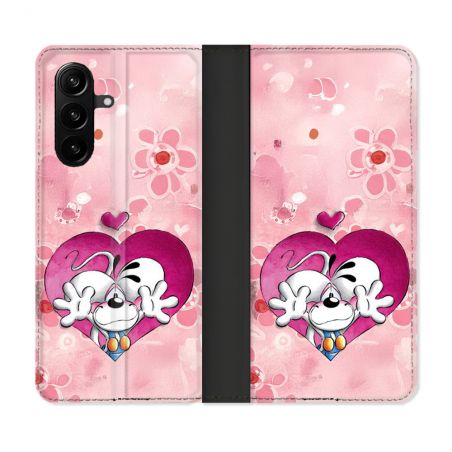 Housse Cuir Portefeuille Pour Samsung Galaxy A57 5G Didll Love