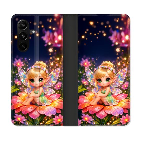 Housse Cuir Portefeuille Pour Samsung Galaxy A57 5G Fantastique Fee Kawaii
