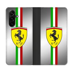 Housse Cuir Portefeuille Pour Samsung Galaxy A57 5G Ferrari Ligne