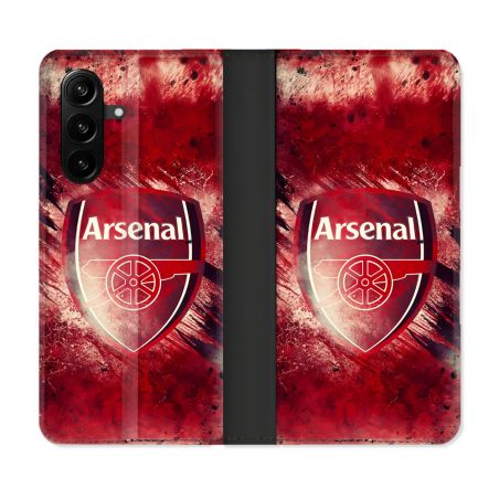 Housse Cuir Portefeuille Pour Samsung Galaxy A57 5G Foot Arsenal