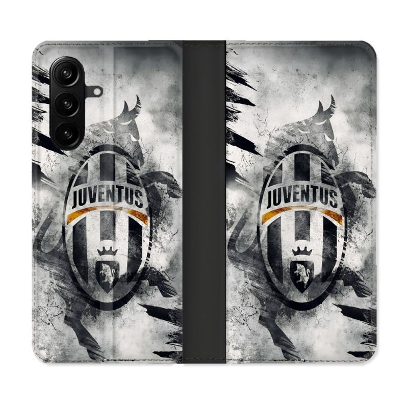 Housse Cuir Portefeuille Pour Samsung Galaxy A57 5G Foot Juventus Turin