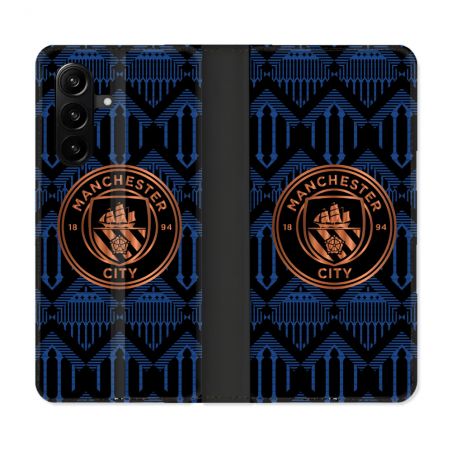Housse Cuir Portefeuille Pour Samsung Galaxy A57 5G Foot Manchester City