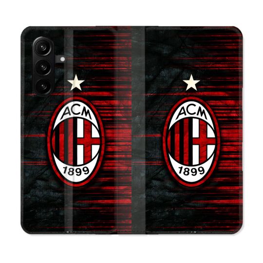 Housse Cuir Portefeuille Pour Samsung Galaxy A57 5G Foot Milan AC