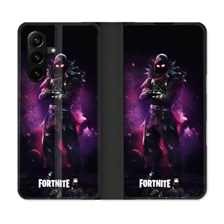 Housse Cuir Portefeuille Pour Samsung Galaxy A57 5G Fortnite Raven