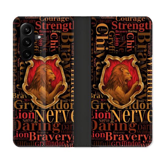 Housse Cuir Portefeuille Pour Samsung Galaxy A57 5G Harry Potter Griffondor