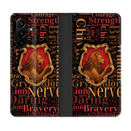 Housse Cuir Portefeuille Pour Samsung Galaxy A57 5G Harry Potter Griffondor