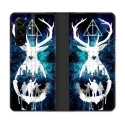 Housse Cuir Portefeuille Pour Samsung Galaxy A57 5G Harry Potter Patronome
