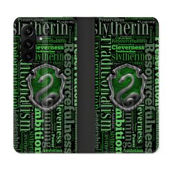 Housse Cuir Portefeuille Pour Samsung Galaxy A57 5G Harry Potter Serpentar