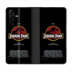 Housse Cuir Portefeuille Pour Samsung Galaxy A57 5G Jurassic Park Affiche