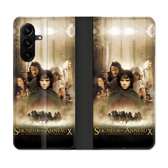 Housse Cuir Portefeuille Pour Samsung Galaxy A57 5G Le seigneur Des Anneaux Affiche