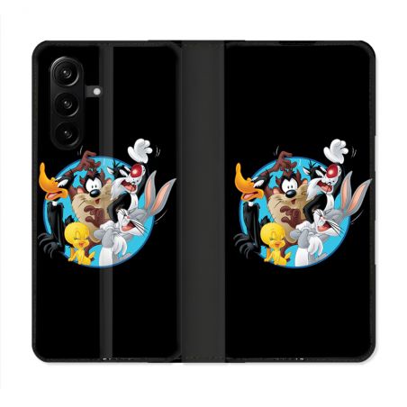 Housse Cuir Portefeuille Pour Samsung Galaxy A57 5G Looney Tunes