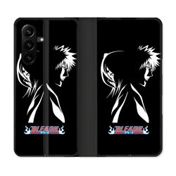 Housse Cuir Portefeuille Pour Samsung Galaxy A57 5G Manga Bleach Duo