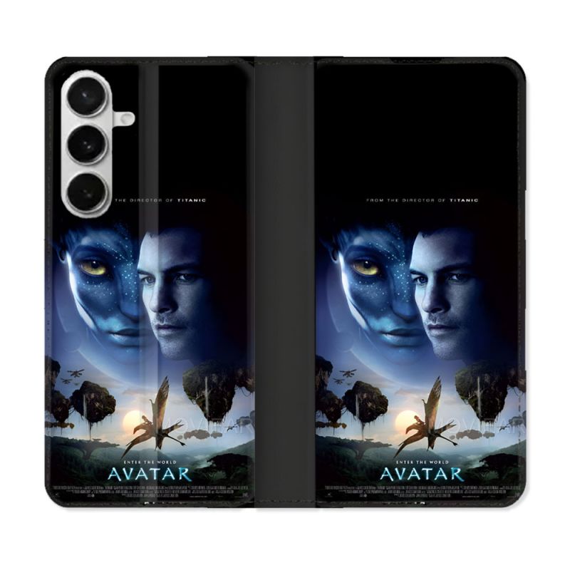 Housse cuir portefeuille Pour Samsung Galaxy S26 Avatar